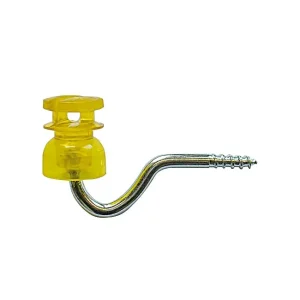Schlitz-Isolatoren 25er - Gelb Transparent Beliebt