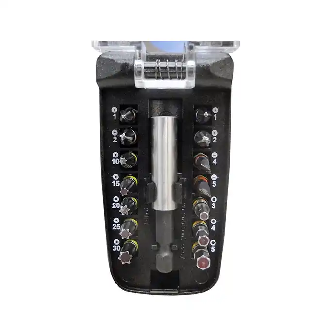 Neu Bit Box 1/4" mit markierten Bits