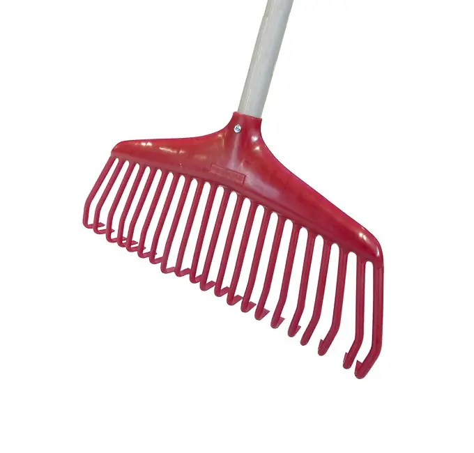Wochenendangebot Nylon-Laubbesen, 21 Zinken, mit Stiel