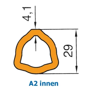 Profilrohr p. f. Bypy Gr. 2 innen Rabatt