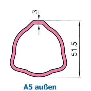Jetzt Bestellen Profilrohr p. f. Bypy Gr. 5 aussen