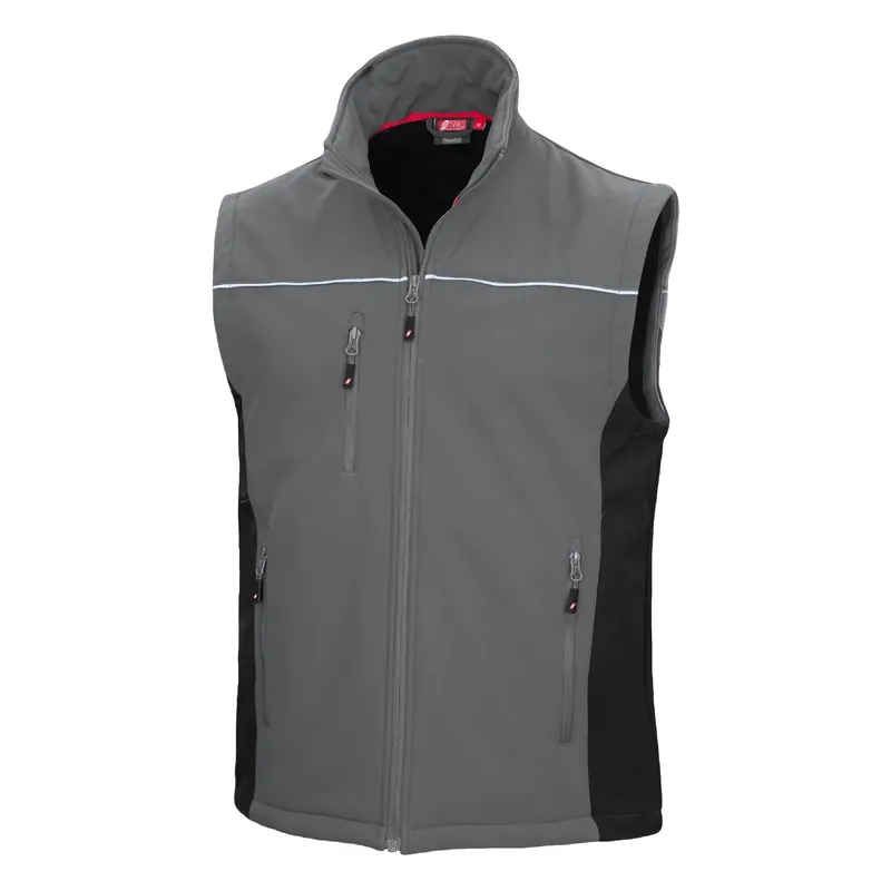 Sonderangebot Softshellweste Motion Tex Light, Grau/Schwarz, Gr. XL