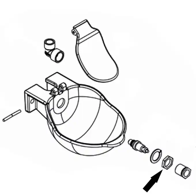 Überwurfmutter Messing 3/4" für Lister SB3, 8, 10 Neue Kollektion