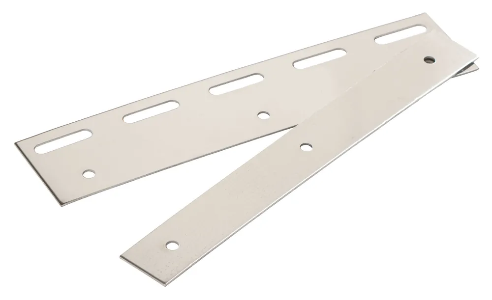 Wochenendangebot Befestigungsplatte für PVC-Lamellen, Edelstahl