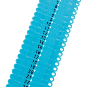 Garantierte Lieferung Twintag Ohrmarken blau, Nr. 151 - 200