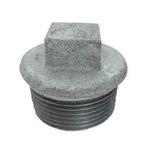 Fitting verzinkt, Stopfen mit Rand und 4-Kant, 1 1/4", AG Jetzt Kaufen