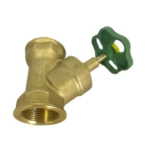 Mega-Angebot Messing-Schrägsitzventil 3/4", mit Entleerung, 2x IG