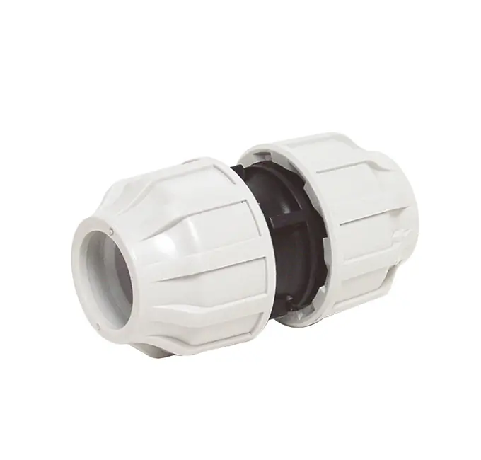 Preisknaller PE-Kupplung Kunststoff, gerade, 32 x 32 mm