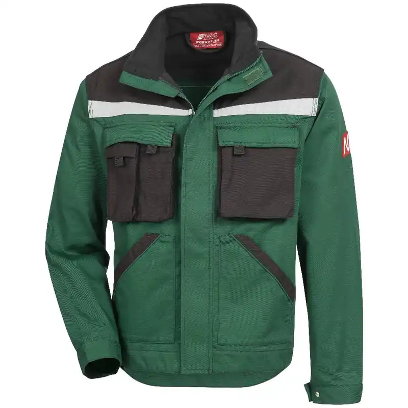 Arbeitsjacke Motion Tex Plus, Grün/Schwarz, Gr. 54 Schnäppchen