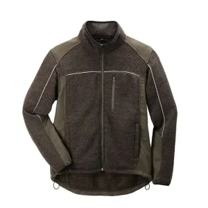 Knallerangebot Jäger-Strickjacke Ahorn, Oliv, Gr. M