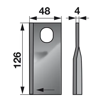 Kreiselmäherklingen p. f. Diverse KT5611090001 Versand Am Gleichen Tag