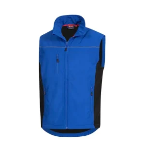 Neue Kollektion Softshellweste Motion Tex Light, Königsblau/Schwarz, Gr. XL