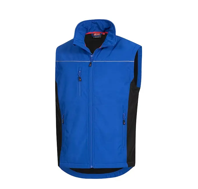 Neue Kollektion Softshellweste Motion Tex Light, Königsblau/Schwarz, Gr. XL