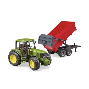 John Deere 6920 mit Wannenkippanhänger Aktuell