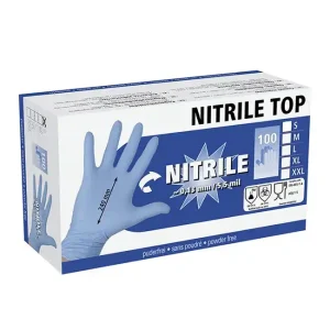 Einmalhandschuhe "Nitrile Top Pro", blau, 24 cm, Gr. M Begrenztes Angebot