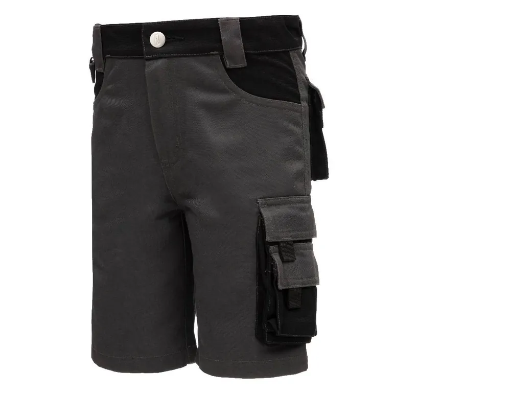 Kinder-Shorts Motion Tex Kids, grau/schwarz, Gr. 122/128 Direkt Vom Hersteller
