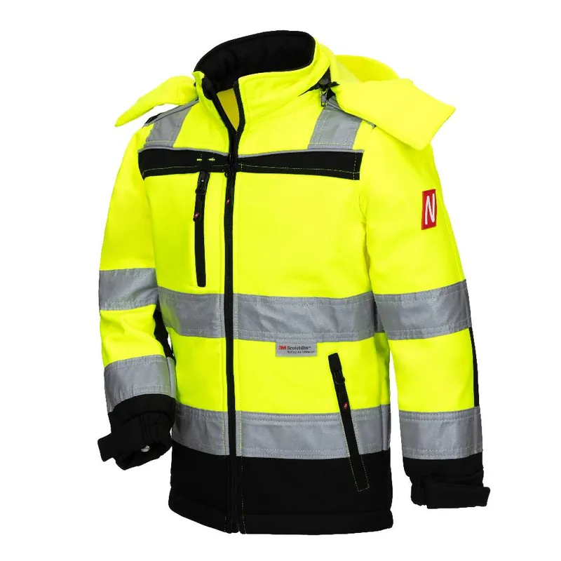 Jetzt Bestellen Kinder-Warnschutz-Softshelljacke Motion Tex Kids, Gr. 158/164