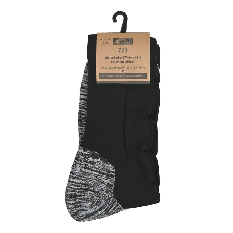 Highlight Winter-Socken, schwarz, Gr. 47/50