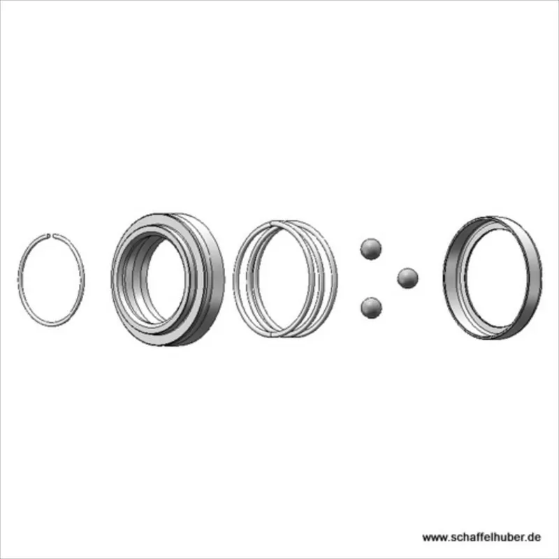 Zertifiziert BCL200 Kugelverschluss-Satz Benzi für 1 3/8" Z6, 1 3/8" Z21