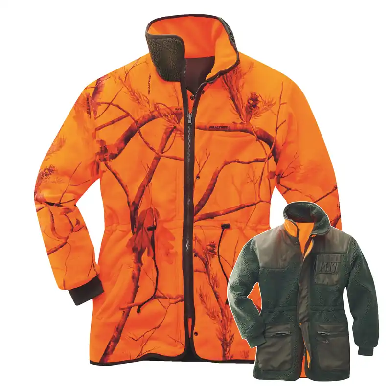 Signal-Faserpelz-Wendejacke Fox, Realtree, Gr. M Neue Kollektion