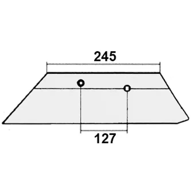 Bestseller Schar-Hinterteil p. f. Överum 16", 94602, rechts