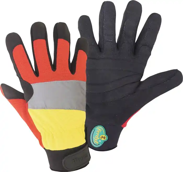 Sale Forstschutzhandschuh WOODS Mechanics Gr.M schwarz/rot/gelb PSA III