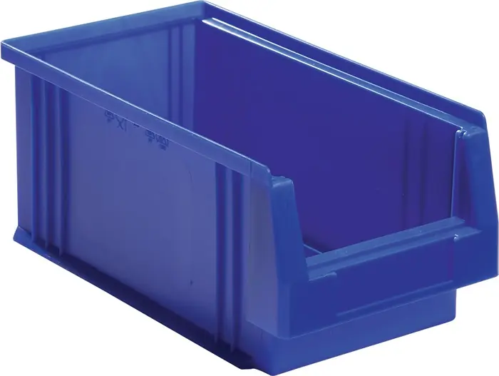 Sichtlagerkasten PLK L290xB150xH125mm PP blau LA-KA-PE VE: 25 Stück Preiswert
