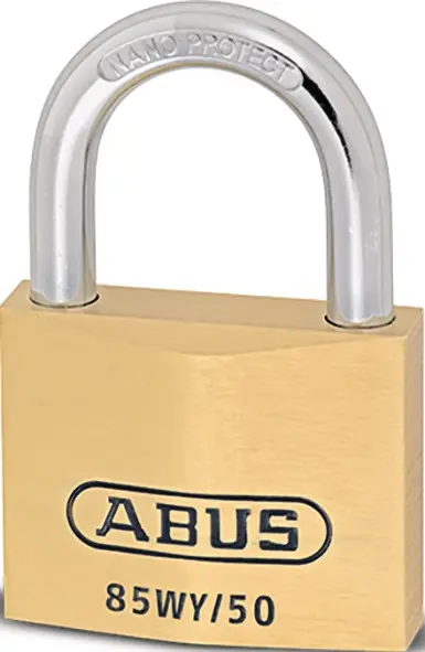 Zylindervorhangschloss 85WY/40 vs.Schlosskörper-B.40mm MS versch.-schl.ABUS Zertifiziert
