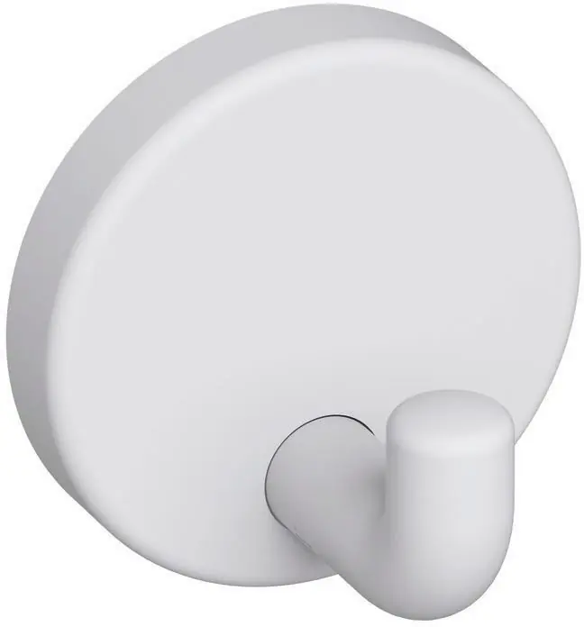 Einzelhaken 801.90B010 rechtwinklig geb.Hak.A.30mm PA ma 98 signalweiß Aktuell