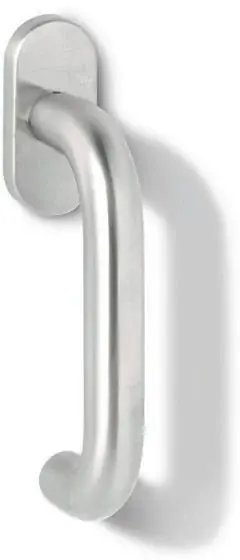 Neue Kollektion Fenstergriff 111XAFG VA ma geschl.40mm Stand.HEWI