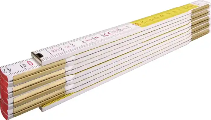 Gliedermaßstab 617 L.2m B.1,70cm mm/cm EG III Buchenholz weiß-gelb STABILA Ausverkauf