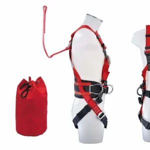 MAS 63 Var. B3 – Economie Sicherheitsset "Gerüstbau" mit Auffanggurt MAS 63 Var. B3-Economie, BFD FlexBelt TWIN mit Haken MAS 50, Gerätebeutel,Anleitung Gerüstbauset Expressversand