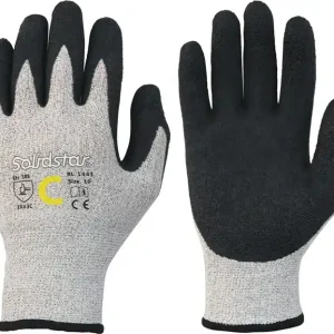 Knallerangebot Schnittschutzhandschuhe Solidstar 1443 Gr.10 grau/schwarz EN 388 PSA II 12 PA VE: 12 Paare