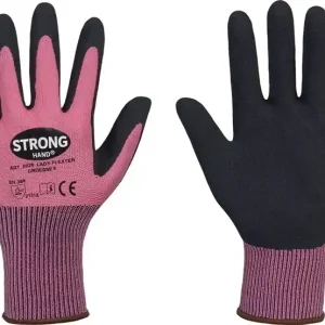 Handschuhe LADY FLEXTER Gr.8 pink/schwarz EN 420/EN 388 PSA II STRONGHAND VE: 12 Paare Begrenztes Angebot
