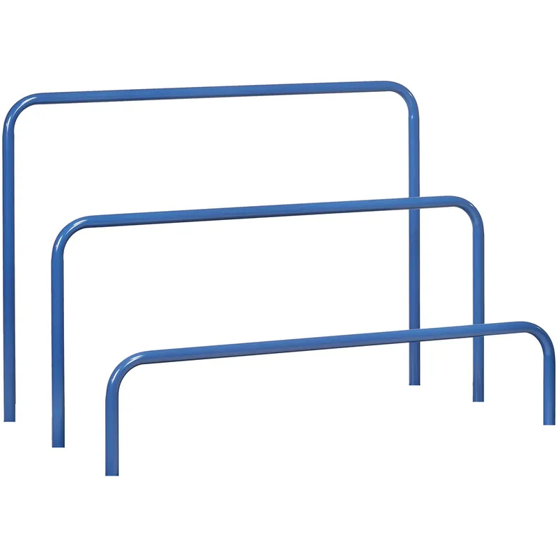 Sonderaktion fetra Einsteckbügel L1600xH300mm Stahlrohr brillantblau, RAL 5007 passend für Plattenwagen/-Ständer