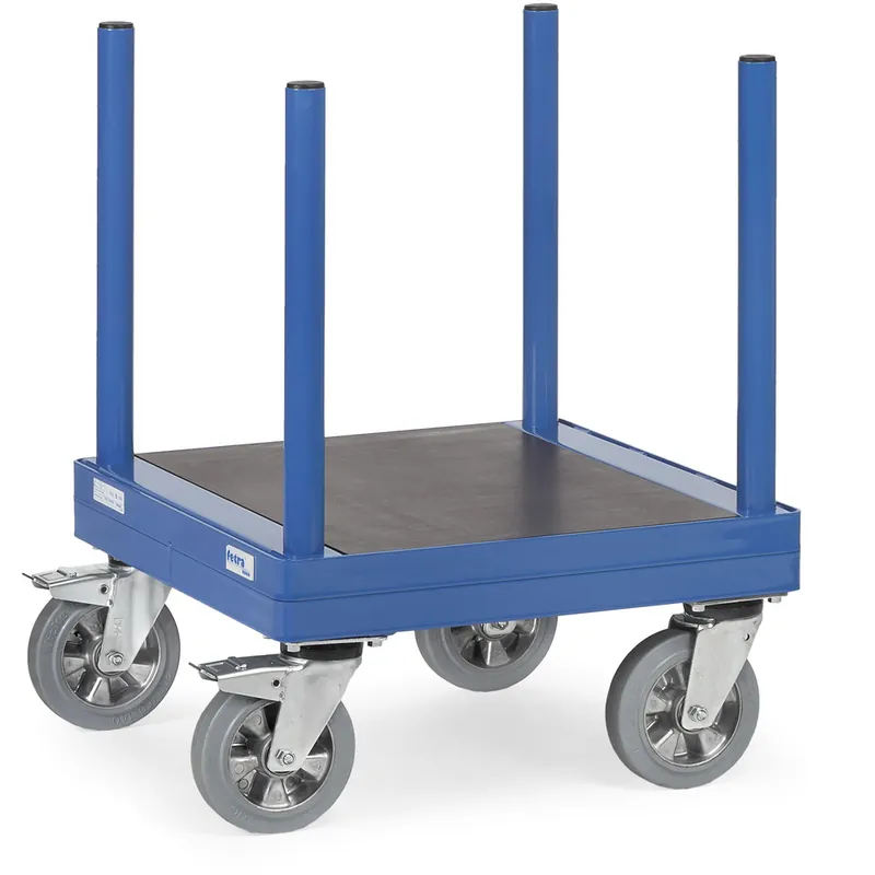 Preisknaller fetra Langmaterial-Wagen L700xB510mm Plattform mit 4 Rungen
