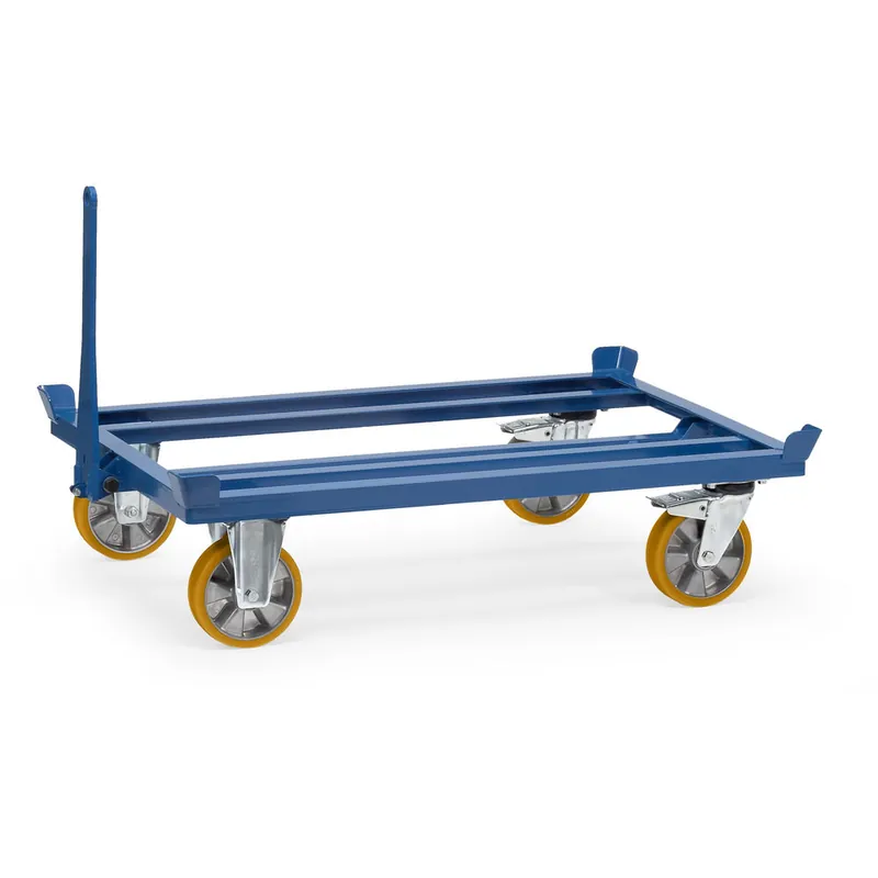 fetra Palettenfahrgestell für Palettengröße 1200 x 800 mm mit Polyurethan Bereifung Preisknaller