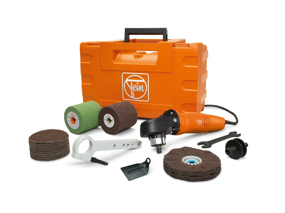 Sichere Zahlung FEIN Edelstahl-Start-Set WPO 14-25 E Schleifpolierer 1200 Watt