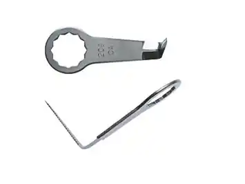 Wochenendangebot FEIN Schneidmesser L-Form Schneiden-L.38mm verzahnt 2 St/Packung