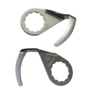 Ausverkauf FEIN Schneidmesser U-Form Schneiden-L.36mm kurzer Schenkel z.Ausglasen 2St/Packung
