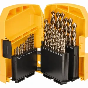 Bestpreis DeWalt Spiralbohrersatz, Metallbohrer-Set HSS-Co 29-tlg,,