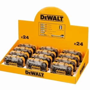 DeWalt Bit-Satz, Display mit 12xDT715 mm16-QZ, Bit- und Ratschen-Set, Garantierte Lieferung
