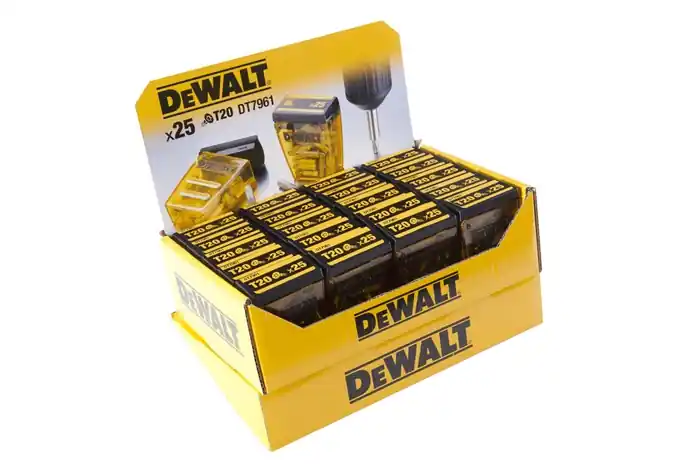 Top-Seller DeWalt TORQ-SET-Schraubendrehereinsatz, Thekendisplay Schrauber-Set 20xDT7961,
