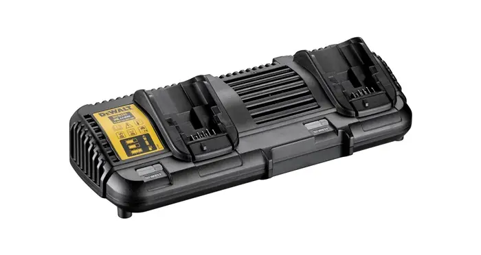 Knallerangebot DeWalt Doppelladegerät, DCB132, f.10,8-54V XR-Akku L18xB13xH8cm, Ladestrom 4A,