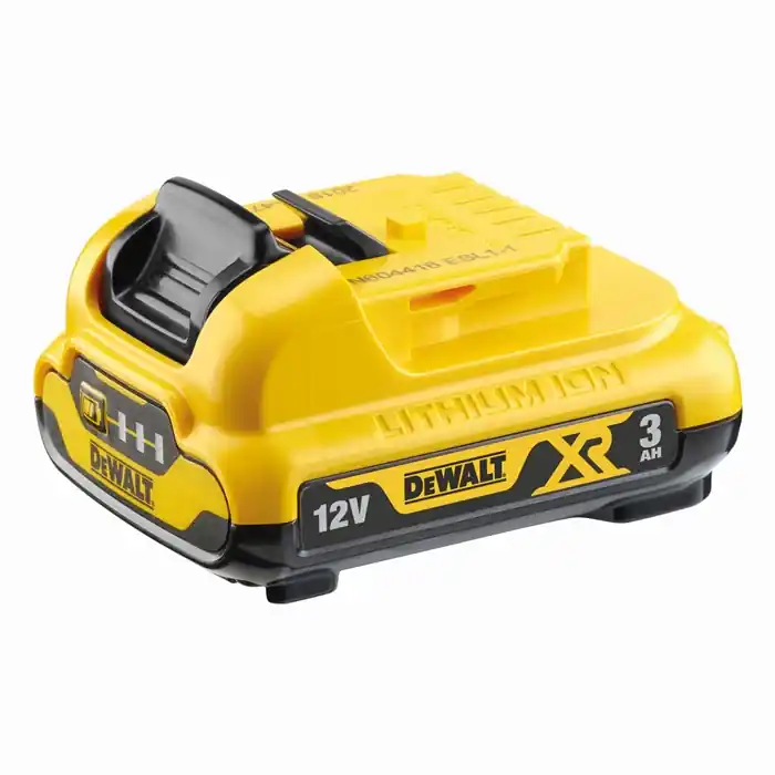 DeWalt Akkupack, DCB124, 12 Volt / 3 Ah XR, auch für 10,8 Volt Akku-Maschinen, Abverkauf