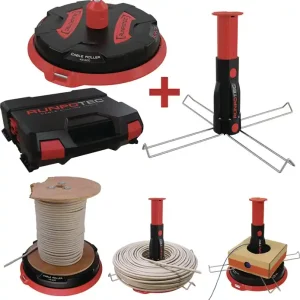 Billig RUNPOTEC Kabelaroller XB 300 - Komplett Set