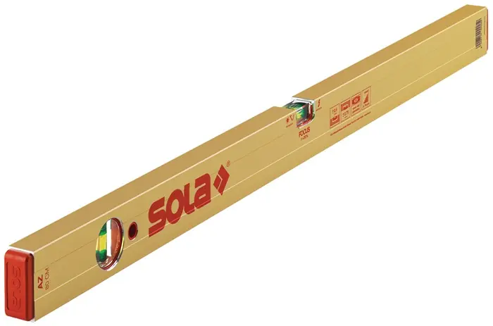 Top-Angebot Wasserwaage AZ 180cm Alu.gold 0,5 mm/m SOLA