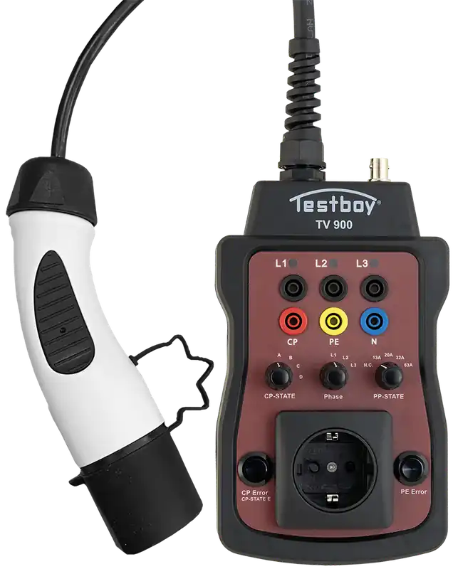 Zertifiziert Testboy Ladesäulenprüfadapter TV 900