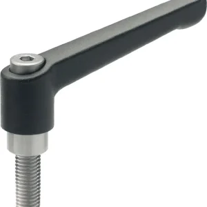 Verstellbarer Klemmhebel GN 300.1 d1 M 8mm l1 63mm l2 50mm AG GANTER Neu