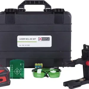 Garantierte Lieferung Kreuzlinienlaser NCL-2G SET 20 (50 m.Empfänger)m ± 3 mm/10m NESTLE